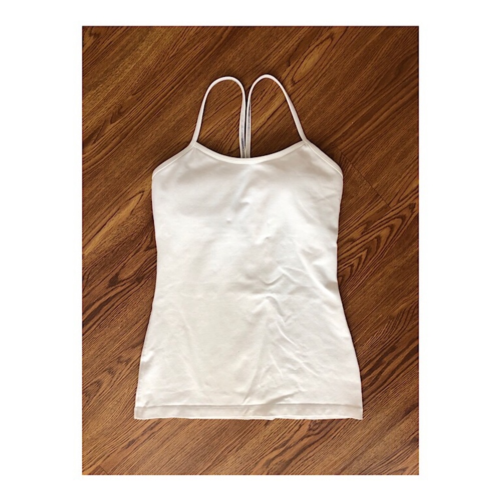 Lululemon white tank size 4